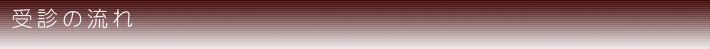 受診の流れ